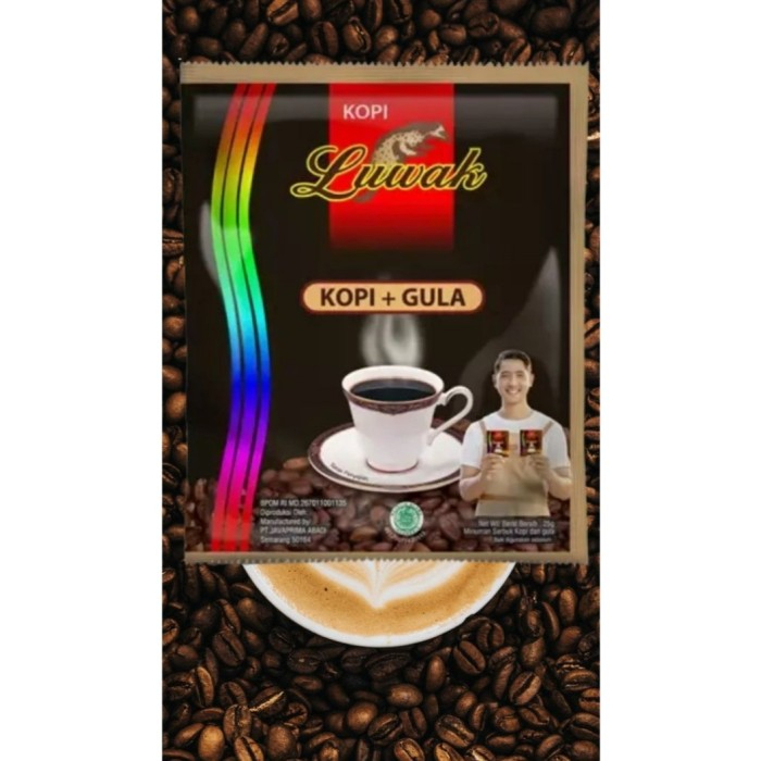 

Kopi Luwak Black Coffee 10x23gr Free 8 pcs