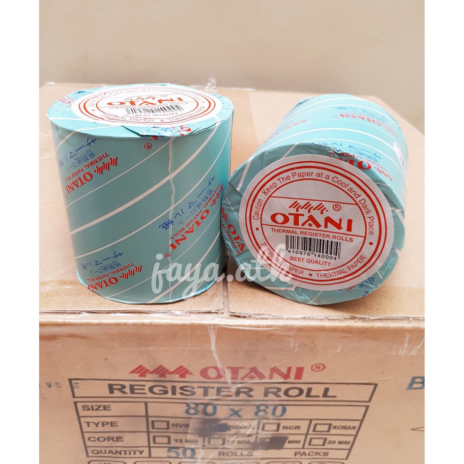 

HJ6 Kertas Struk Thermal Otani 8 x 8 mm