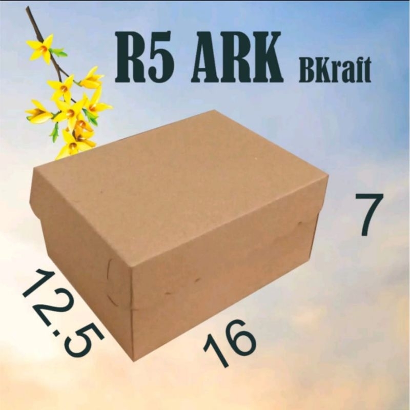 

R5 ARK isi 100 ukr 16x12.5x7 dos kue makanan hampers suvenir
