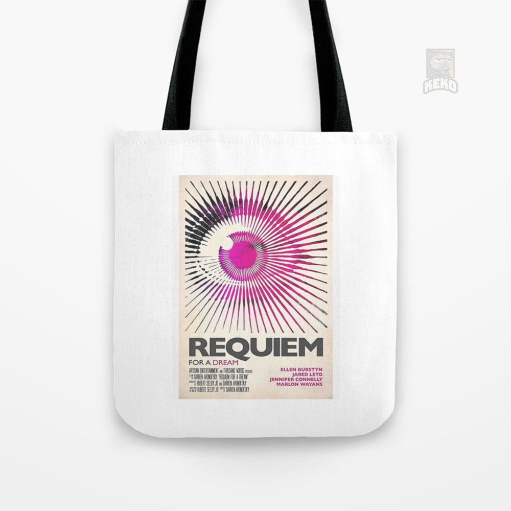 Tas Slempang | Tote Bag Kanvas Requiem For A Dream