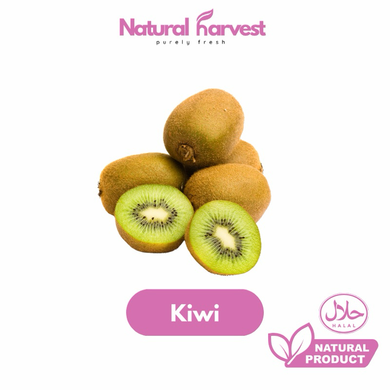 

Buah Kiwi Hijau/Green Kiwi Import Super | NaturalHarvest!