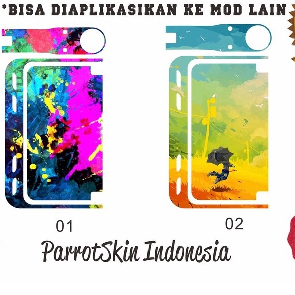 FANTASTIS Garskin mod skin sticker CHARON painting edition BISA CUSTOM