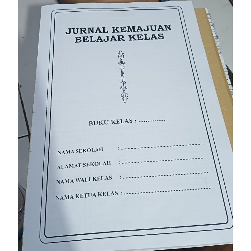 

Buku Jurnal Kelas untuk jenjang Paud-Smk