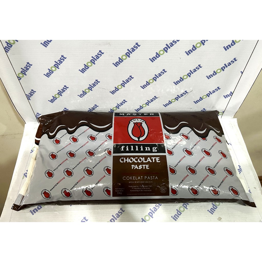 

Tulip chocolate master filling 5kg - selai coklat pasta 5 kg