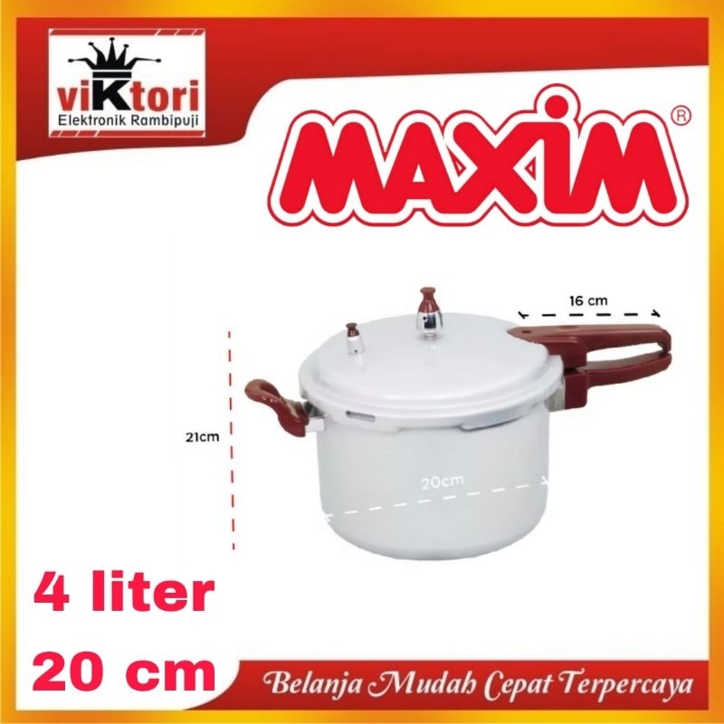 PRESTO MAXIM 4 LITER / PRESTO MAXIM 20CM / PANCI PRESTO MAXIM 4LITER / PRESTO DAGING / PRESSURE