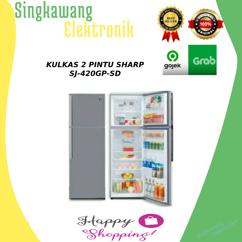 KULKAS 2 PINTU SHARP SJ-450GP