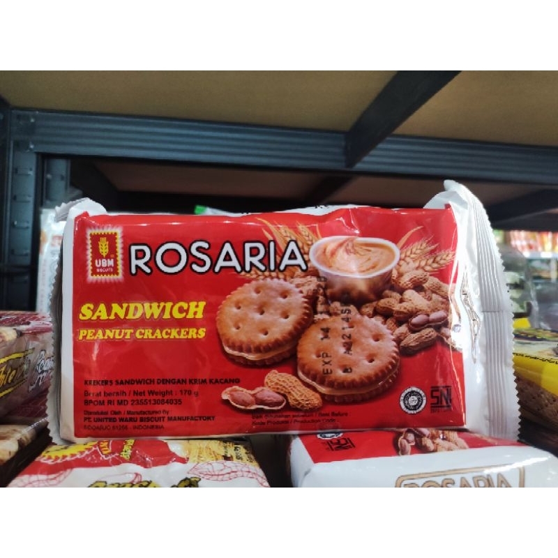 

ROSARIA SANDWICH PEANUT CRACKERS 170g