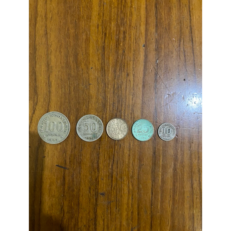 Uang Logam Koin Kuno Asli Indonesia tahun 1971 1973 / Bisa Nego
