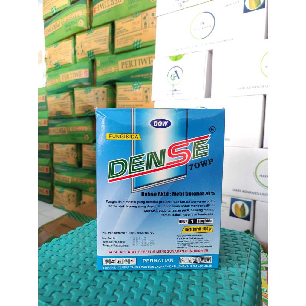 DENSE BUBUK 500GR FUNGISIDA 70WP sistemik untuk bercak kering,blas DLL