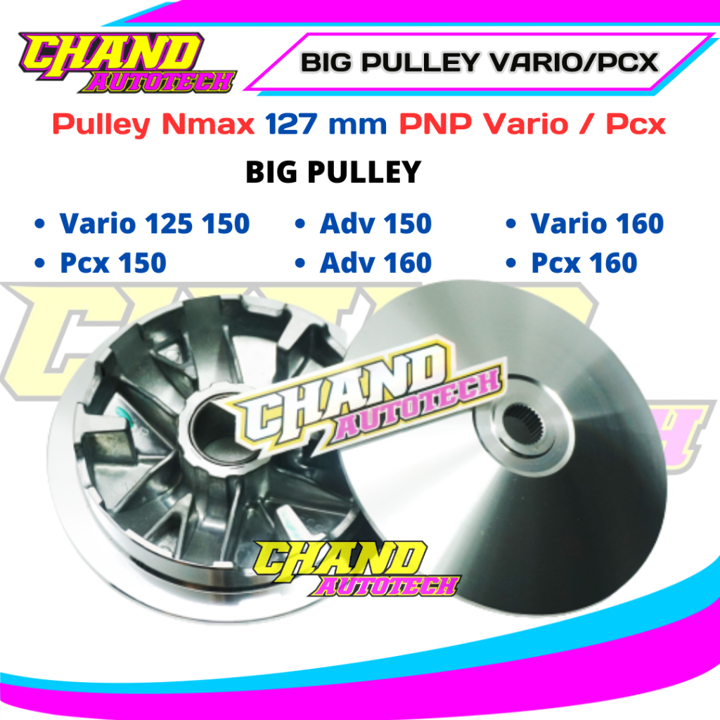 Rumah Roller Nmax PNP Vario 125 Pcx 150 Adv 150 Vario 150 Pulley Nmax PNP PCX ADV 127mm Big Pulley P