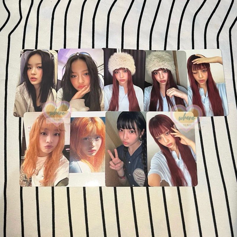 Photocard pc Hanni Hyein NewJeans Howsweet & Supernatural Linefriends