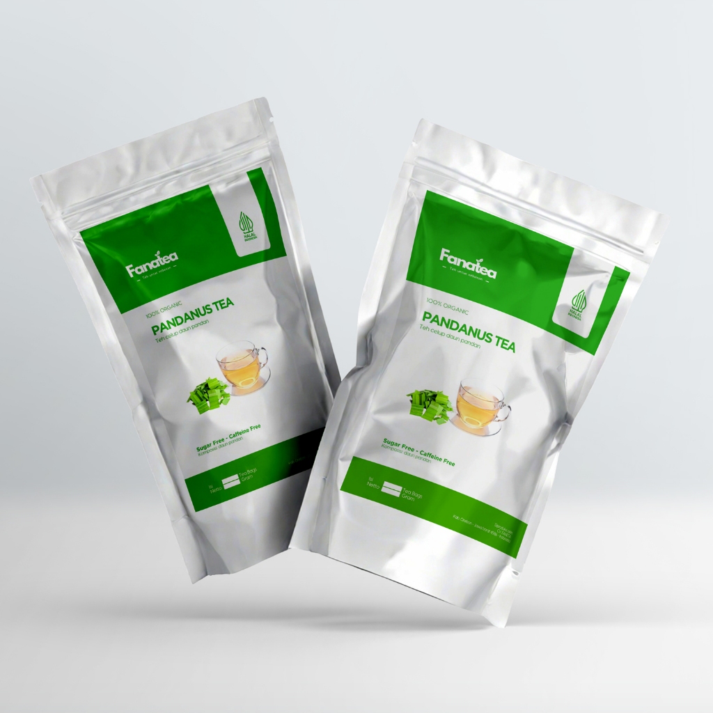 

Pandanus Tea - Teh Daun Pandan Fanatea, Varian Isi 20 dan 30 Kantong Teh