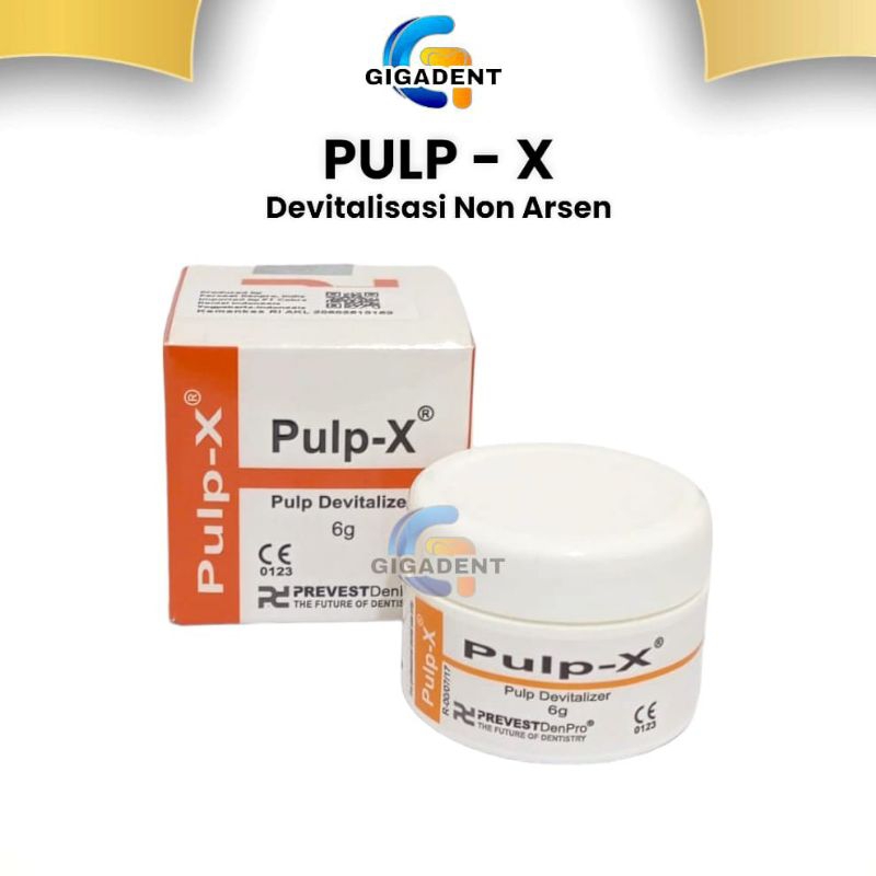 PULP-X / PULP X DENTAL DEVITALISASI DEVITAL / DEVIT NON ARSEN DEVITALIZER DEPULPIN