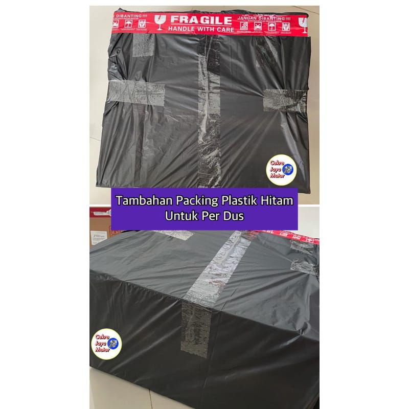 

untuk PER DUS tambahan packing plastik hitam