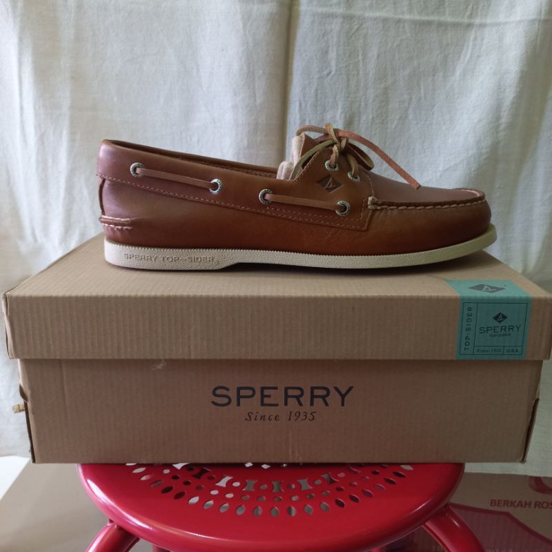 Sepatu SPERRY Top Sider Original (Tan)