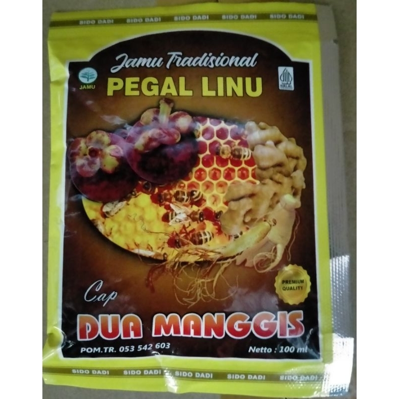 

jamu DUA MANGGIS/rasa anggur 1 karton(120 sachet)