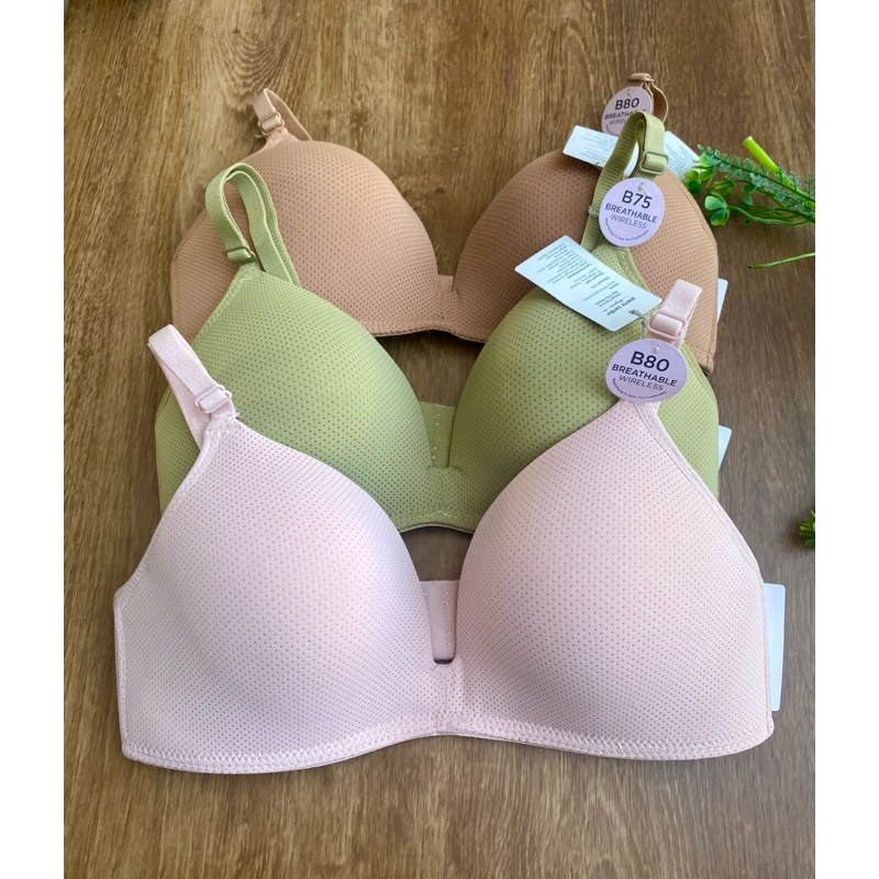 PIERRE CARDIN BRA TANPA KAWAT BUSA TIPIS SIZE 34B 36B 38B