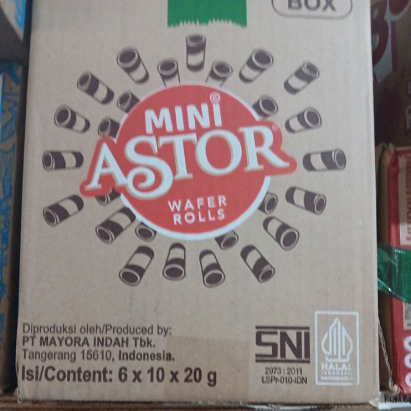 

RB ASTOR MINI Box 20gr 1 Dus isi 10 Wafer Coklat Stik