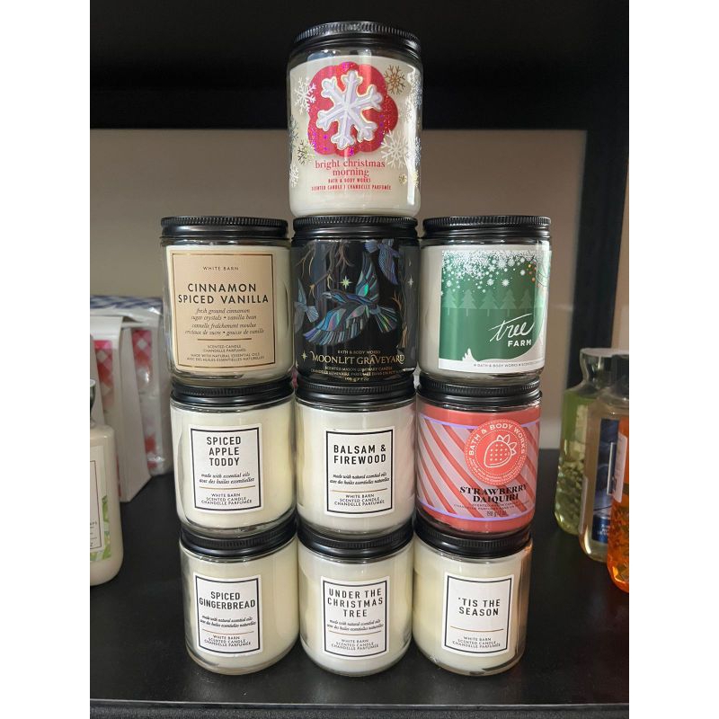 Candle 1 wick Bath and Body Works BBW