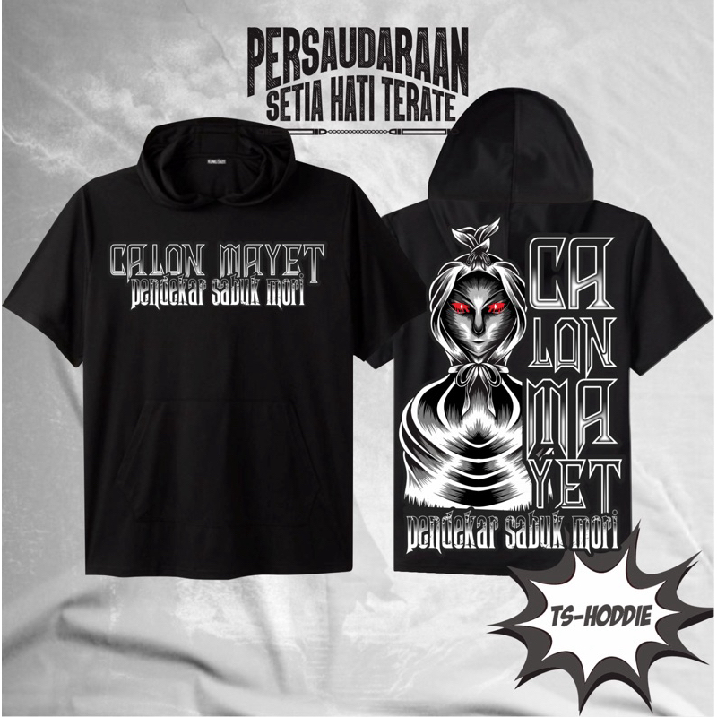 T-Shirt Hoodie PSHT Calon Mayet Pendekar Sabuk Mori T-Shirt PSHT Desain Sablon DTF