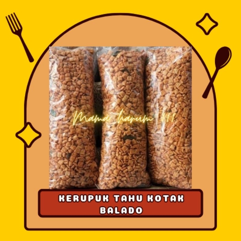 

jatim || kerupuk tahu kotak balado 250gr