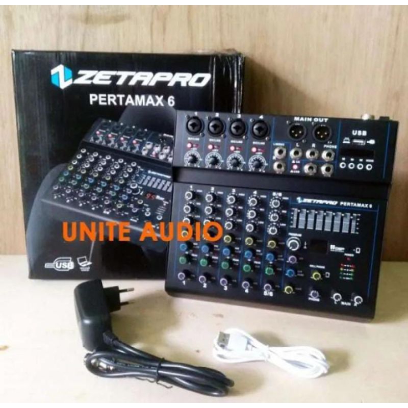 AMPLIFIER ZETAPRO DIGITAL AUDIO KAROKE PERTAMAX 6