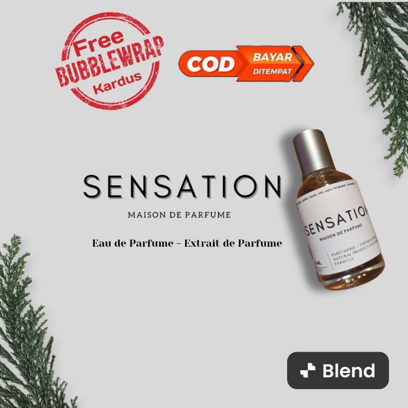 PARFUM UNISEX PRIA WANITA TAHAN LAMA WANGI ORIGINAL LV METEORE - SENSATION PARFUM