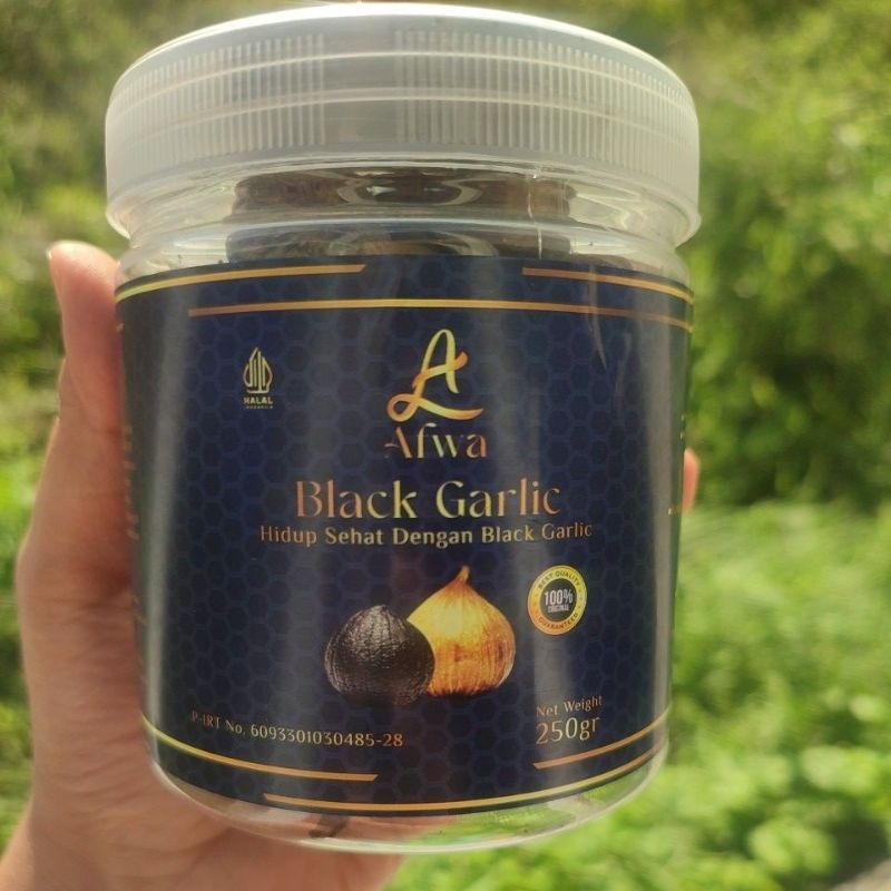 

AFWA BLACK GARLIC 250gram | DISKON GEDE-GEDEAN