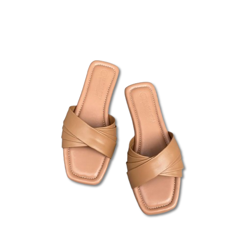 Sandal Teplek Wanita Tali Kokop Flat Hak Datar Selop Slip On Casual Remaja Kekinian