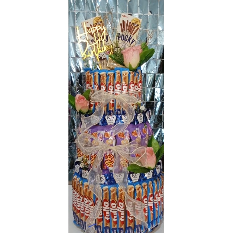 

snack tower 3 layer