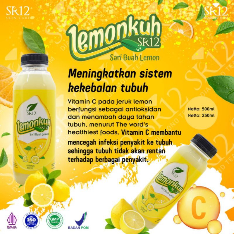 

LEMONKUH HERBAL SR12 250ML/SARI BUAH LEMON ASLI/MINUMAN DIET PELANGSING