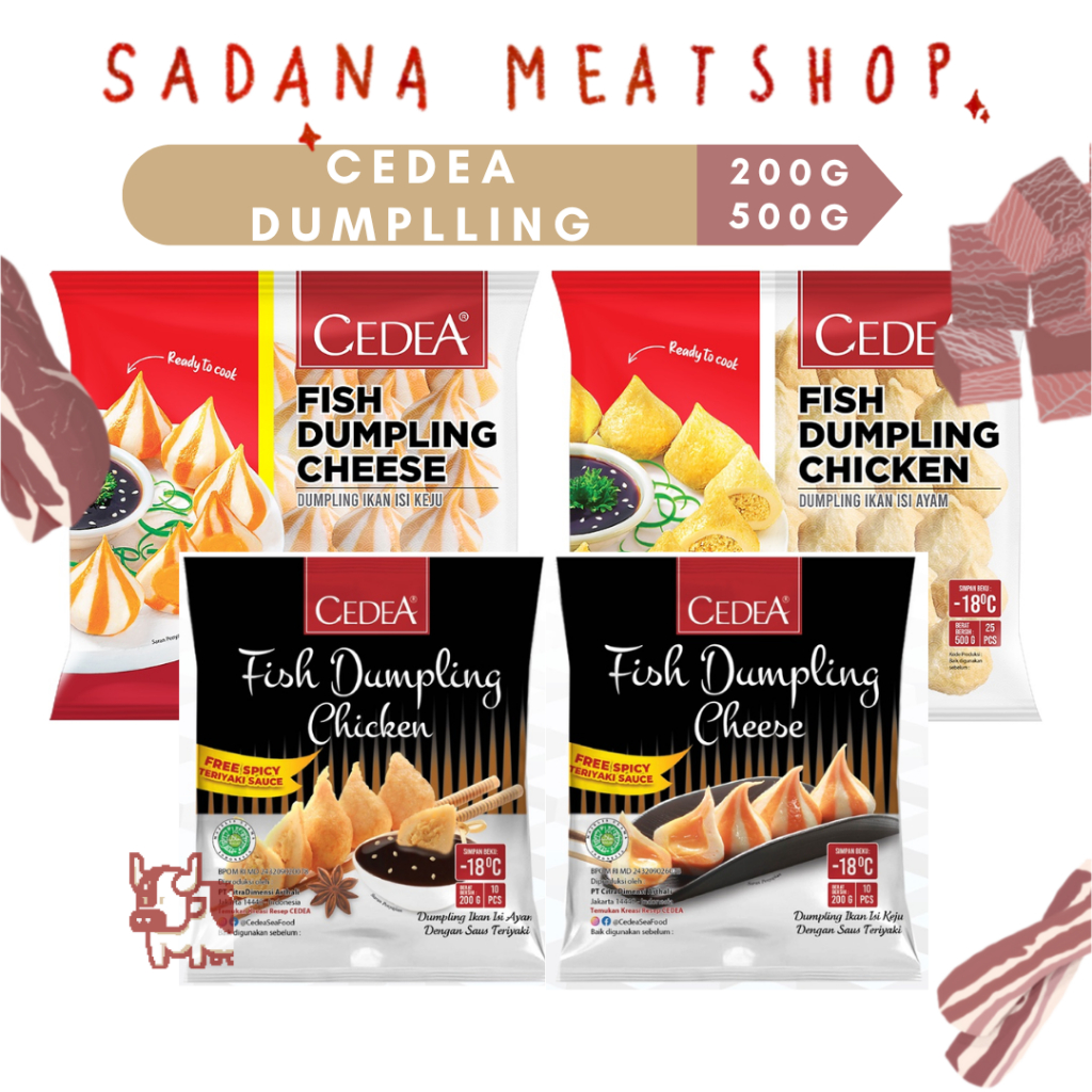 

Cedea Fish Dumpling Cheese & Chicken 200g 500g