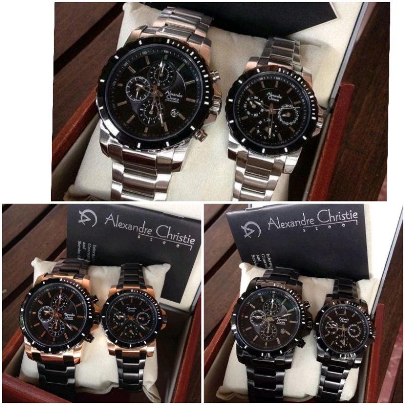 JAM TANGAN COUPLE ALEXANDRE CHRISTIE AC 6141 ALEXANDRE CHRISTIE COUPLE