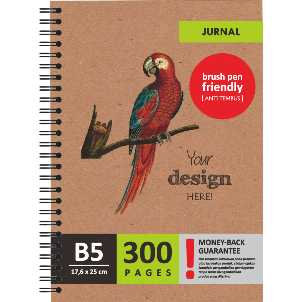 

JURNAL DIARY VINTAGE Style B5 Softcover MAX Version