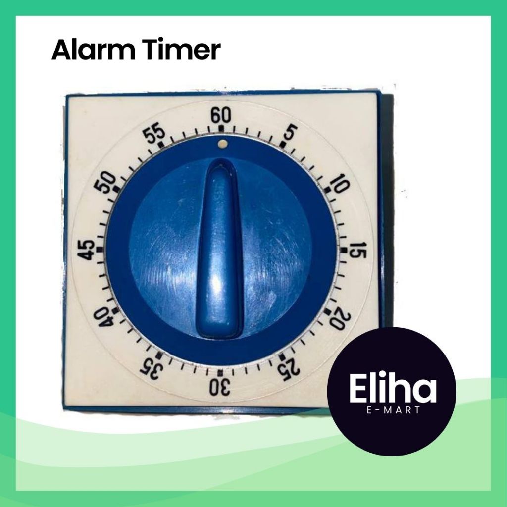 Timer Alarm Manual Alarm Timer 60 Menit Manual Timer Analog