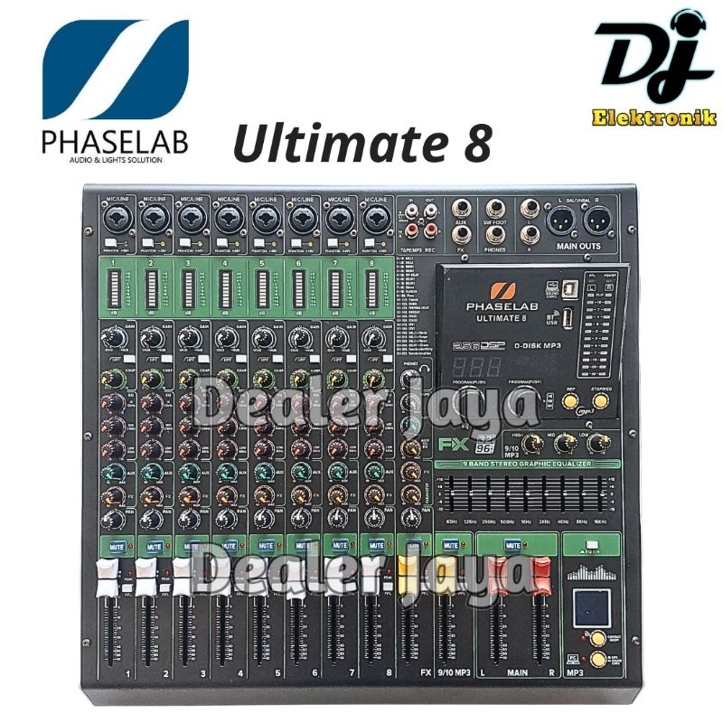 Mixer Analog Phaselab / Phase Lab ULTIMATE 8 / ULTIMATE8 - 8 channel (Model Heritage)