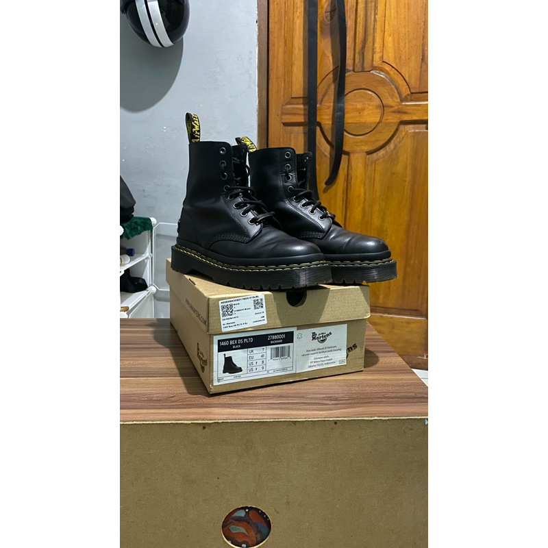 Docmart Dr. Martens 1460 BEX DS PLTD Black