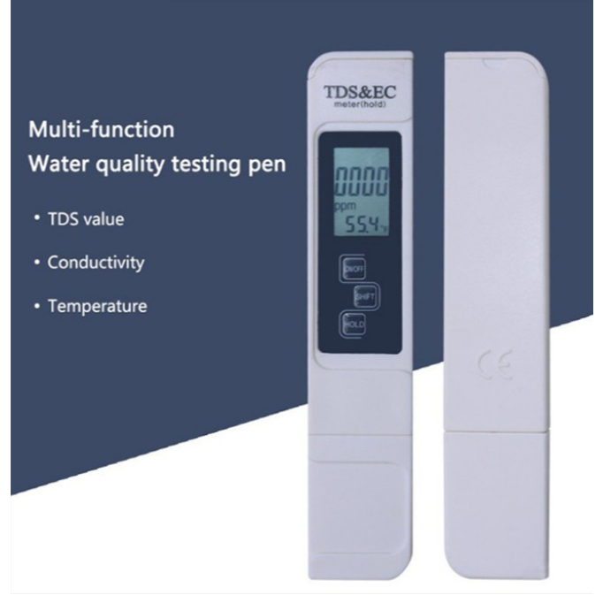 TDS EC, TDS & EC meter, TDS Meter, EC meter, Alat Ukur Kualitas Air, Alat Ukur PPM Hidroponik, TDS