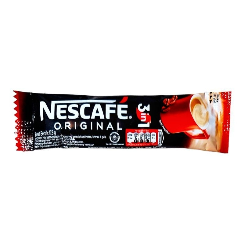 

Kopi Nescafe 3in1 ORIGINAL - ECER 5 sachet 17.5.5Gr Ekonomis