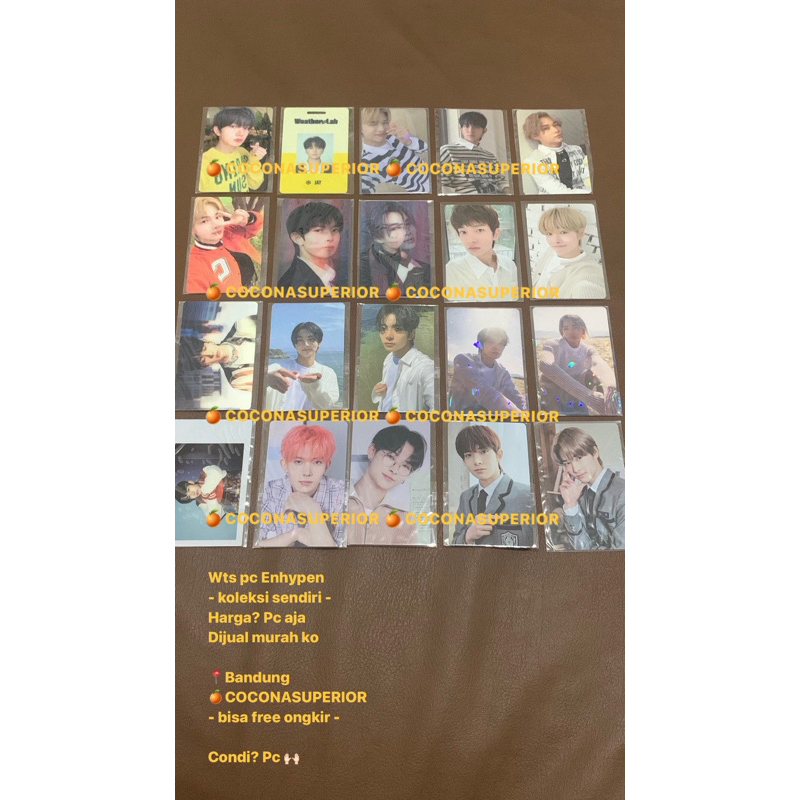 MIN CO 2 PC ENHYPEN SEASON GREETING D:D BDO HEESEUNG NI-KI JAY JUNGWON