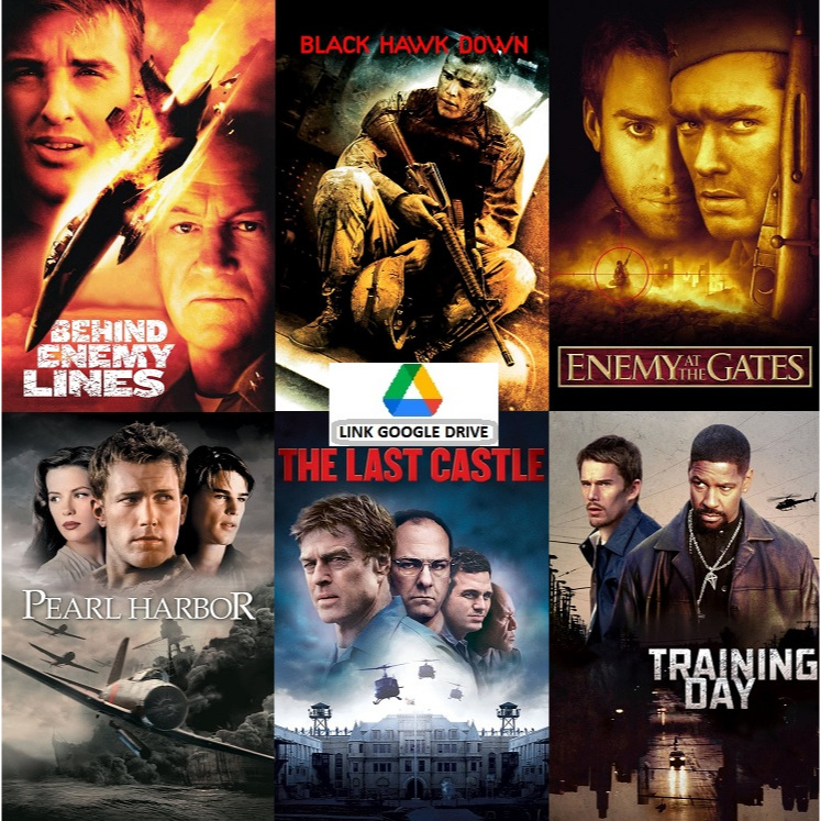 Behind Enemy Lines | Black Hawk Down | Enemy At The Gates | Pearl Harbor | The Last Castle | Trainin