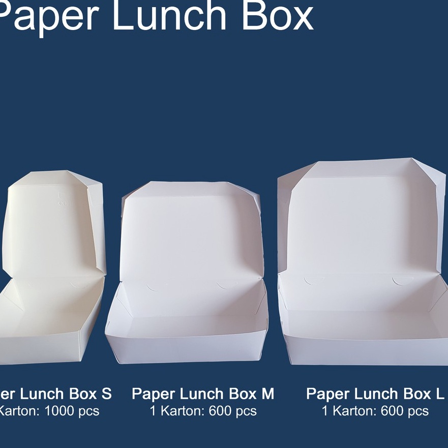 

FG2 Paper Lunch Box L Kotak Makan Kertas Ukuran L