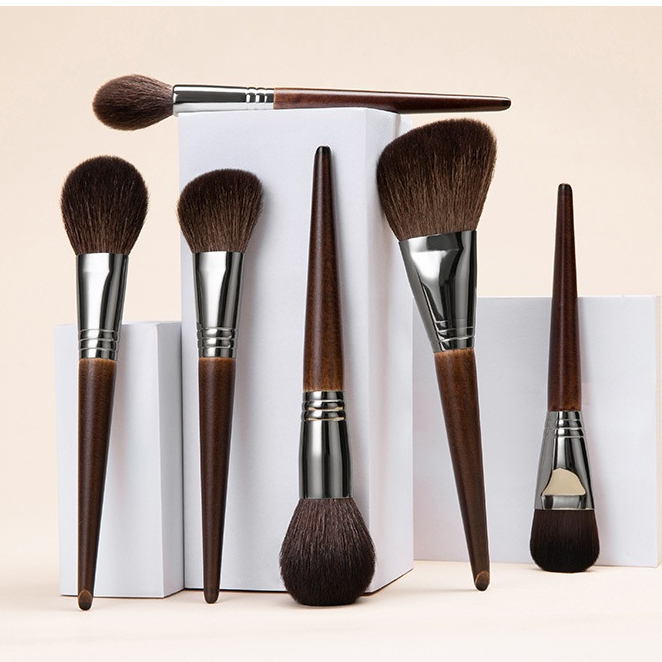 OVW FACE BRUSH 24 Makeup Brush Set Pony Hair Goat Hair