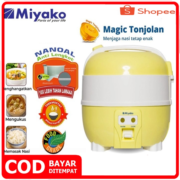 MAGIC COM MIYAKO MCM610 / MCM 610 / MCM-610 (1 LITER) RICE COOKER / MEJIKOM / MAGICOM / MEJIKOM KECI