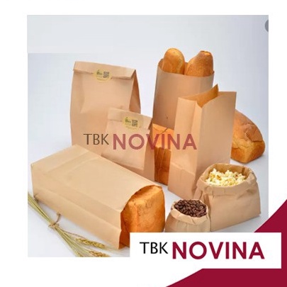 

Wah 5 Pcs Paper Bag LARGE Kantong Kertas Burger Fried Chicken Snack Gorengan Roti
