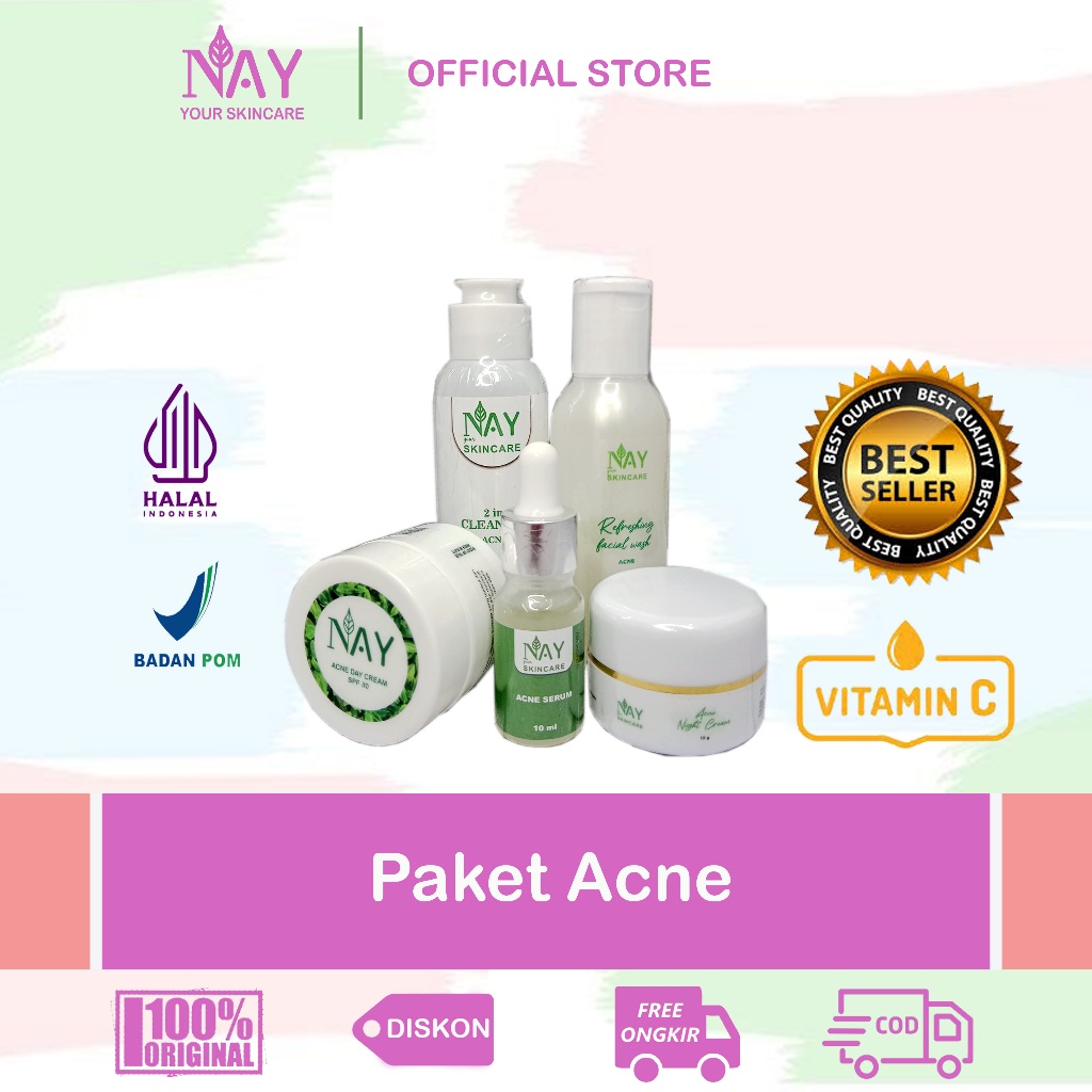 PAKET ACNE SERIES | TUNTASKAN MASALAH JERAWAT | NAY SKINCARE