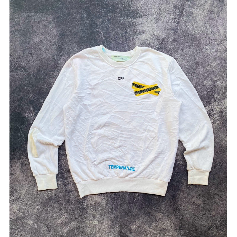 off white crewneck