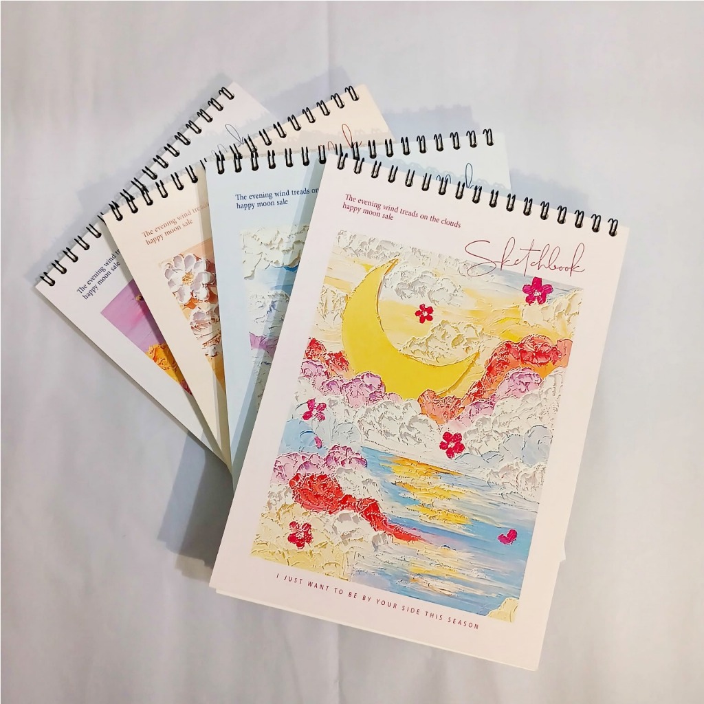 

Sketchbook A5 Buku Gambar A5 Buku Sketsa Vertikal Jilid Spiral 45 Lembar / 90 Halaman Sketchbook