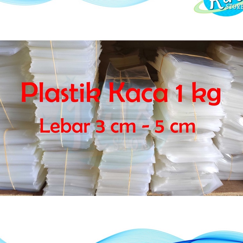

FG2 Plastik OPP Kaca 3cm 5cm Souvenir Plastik Bening Aksesoris Tanpa Lem Per 1 KILO Ukuran Lebar 3 cm 5 cm