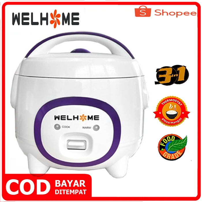 MAGIC COM WELHOME WRC 1211 ( 1.2 LITER ) RICE COOKER / MEJIKOM / MAGICOM / MEJIKOM KECIL / MEJICOM M